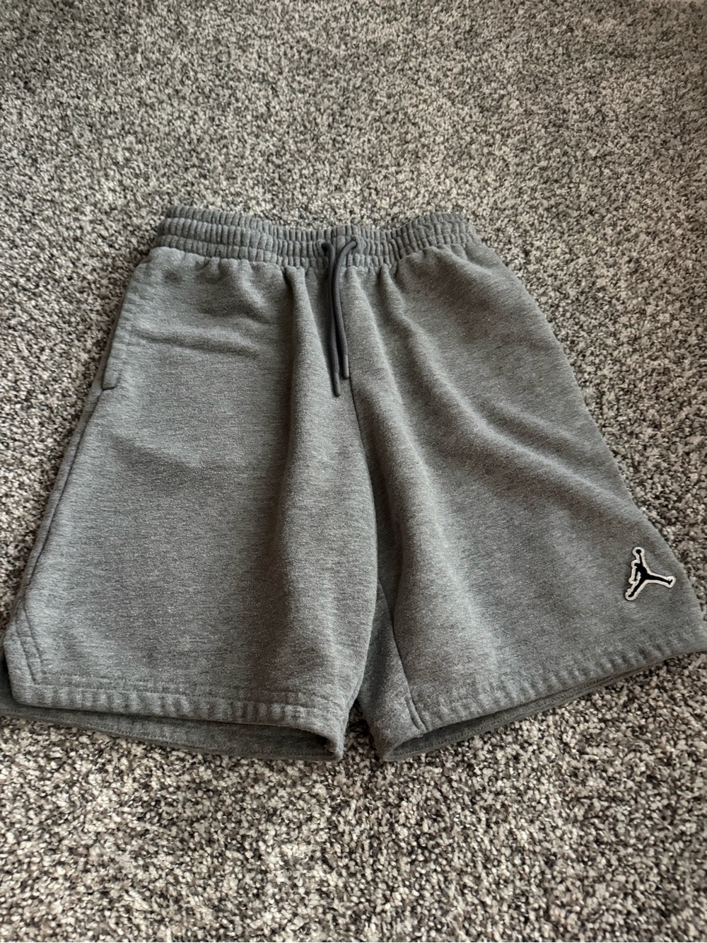 Jordan kids Dark Gray Athletic Fleece Shorts